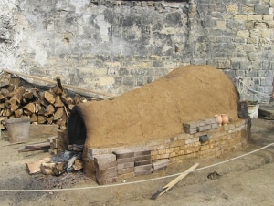 four céramqiue à bois