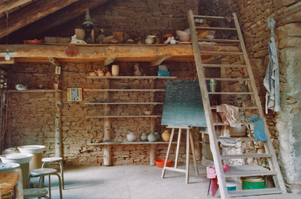 atelier poterie lucante