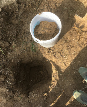 creuser profond pour éviter les impuretés