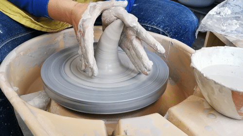 centrer la terre par la montée en cone