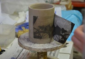 Monotype avec engobe