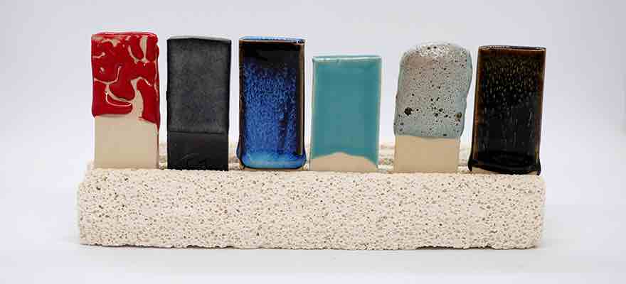 La cuisson d&rsquo;un émail sur céramique