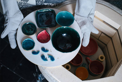 cuisson émail céramique