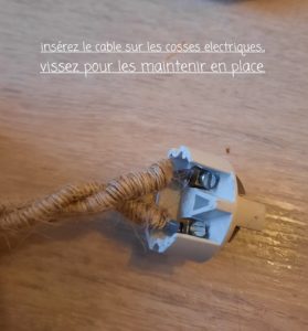 câble douille lampe suspendue
