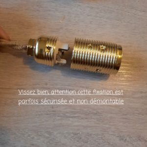 visserie lampe suspendue
