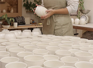 utilisation de la porcelaine dans la céramique