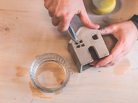 finition déco noel ceramique