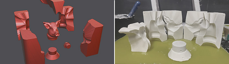 coulage et imprimante 3D