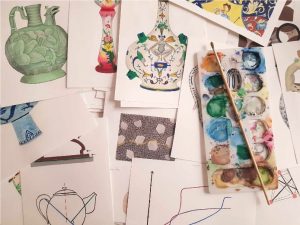 Peintures du livre Passez votre CAP tournage en céramique avec le-bol.fr