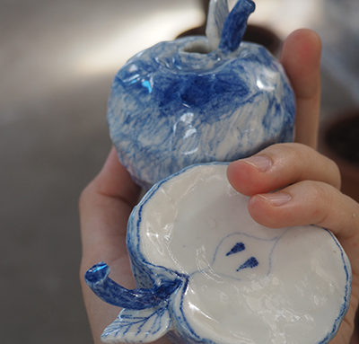 crayon à oxyde bleu