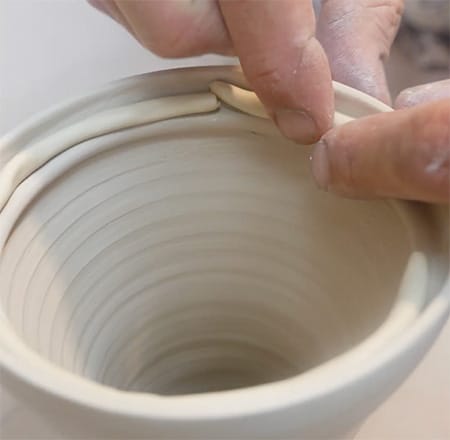 kaolin et alumine hydratée en céramique boudin