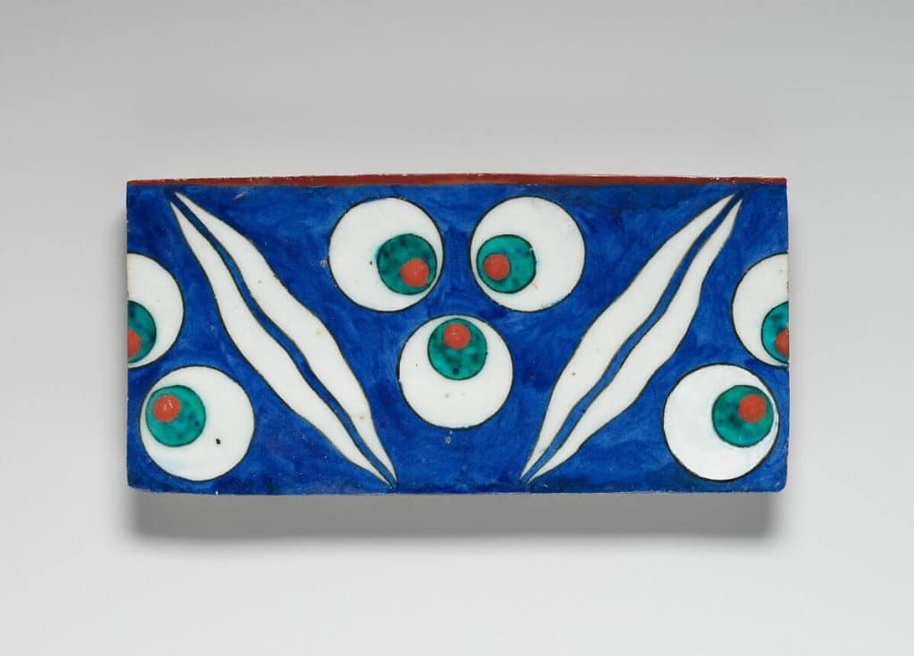 Carreau à motif "cintamani" Iznik