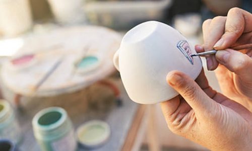 peinture ceramique